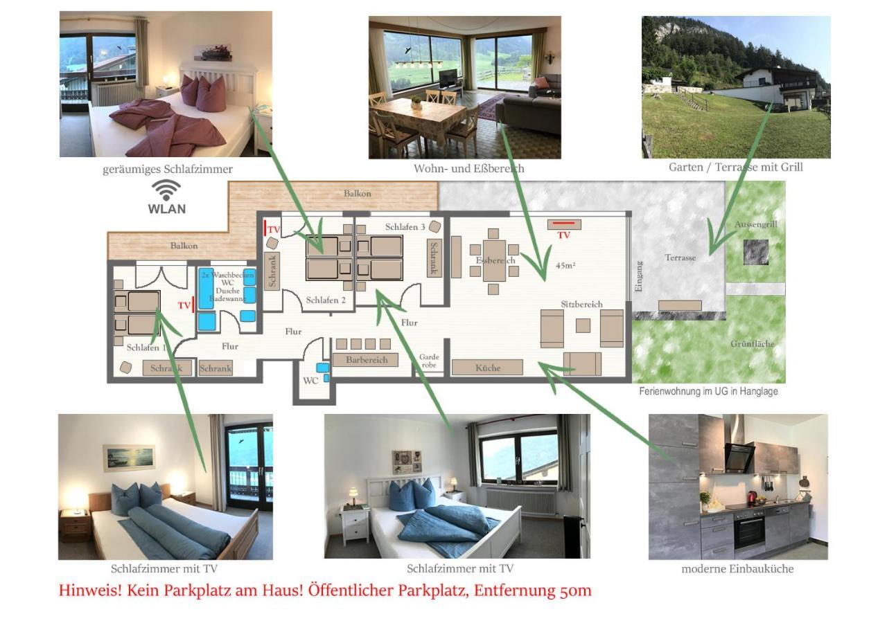 Apartamento Haus Taelerblick Trins Exterior foto